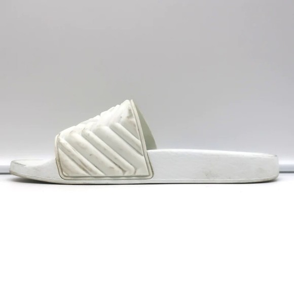 Gucci GG Matelasse Rubber Slide Sandals White Size 36 - Picture 7 of 10